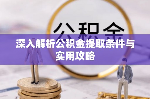 临沂深入解析公积金提取条件与实用攻略